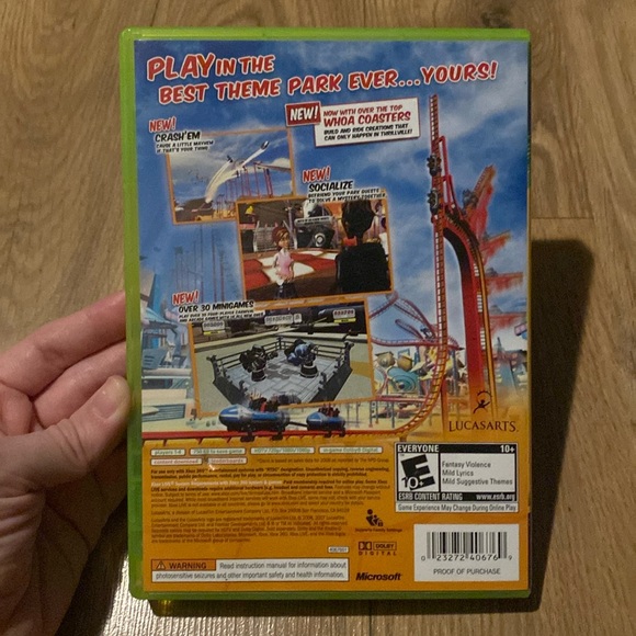 XBOX 360 Xbox Live Thrillville Off the Rails Game - Picture 2 of 3